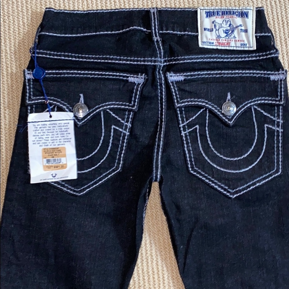 MENS TRUE RELIGION BRAND JEANS SIZE 28 WAIST